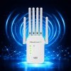 Qoltec Wzmacniacz syganłu WiFi 5 | Repeater | Access Point | AC1200 Mb/s| 6 anten | 2xRJ45 | 128MB